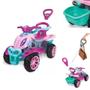 Imagem de Carrinho De Passeio Infantil Quadriciclo Lady Star Rosa