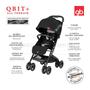 Imagem de Carrinho de Passeio Para Bebê Premium QBIT All Terrain Black Night GB 0 à 15 Kg Tecnologia Alemã   Ultra Compacto