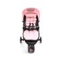 Imagem de Carrinho De Passeio Para Bebê Travel System Delta Duo Pro Rosa Mescla Voyage Dorel 0-15Kg + Bebê Conforto - CAX007755