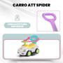 Imagem de Carrinho de Passeio Pedal Infantil Mega Car Unicornio Xplast 