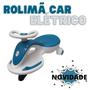 Imagem de Carrinho De Rolimã Com Volante Branco Com Base Antiderrapantes Para Os Pés (BW188BR)