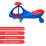 Imagem de Carrinho de Rolimã Infantil Zippy Car Gira Gira 360 Com Led Azul Brinquedo Menino Menina