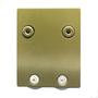 Imagem de Carrinho Duplo P/ Trilho Invertido Concava 1126Dcp Bronze
