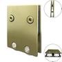 Imagem de Carrinho Duplo P/ Trilho Invertido Concava 1126Dcp Bronze
