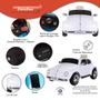 Imagem de Carrinho Elétrico Fusca Beetle 12V Branco Controle Remoto