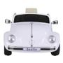 Imagem de Carrinho Elétrico Fusca Beetle 12V Branco Controle Remoto