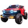 Imagem de Carrinho Elétrico Infantil Com Controle Jipe Strong 4x4 Com Amortecedor Inbra
