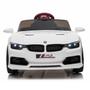 Imagem de Carrinho Elétrico Infantil Mini Bmw M3 Luxo Branco 12V