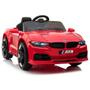 Imagem de Carrinho Elétrico Infantil Mini Bmw M3 Luxo Vermelha 12V