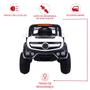 Imagem de Carrinho Elétrico Infantil Motorizado Super Car 4X4 12V Branco Música Luz Controle