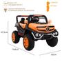 Imagem de Carrinho Elétrico Super Car 4X4 - Laranja  Controle Remoto