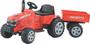 Imagem de Carrinho Elétrico Trator Massey Ferguson 6V Infantil de Passeio Vermelho Biemme