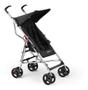 Imagem de Carrinho Estilo Guarda Chuva Multikids Baby Preto Com Chassi De Cor Prateado