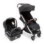 Imagem de Carrinho Eva² Black Champagne Bebê Conforto e Base Maxi Cosi