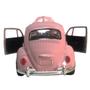 Imagem de Carrinho Ferro Fusca Miniatura Rosa