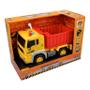 Imagem de Carrinho Fricção Caminhão de Construção Caçamba com Luz e Som DM Toys