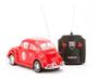 Imagem de Carrinho Fusca Clássico De Controle Remoto Brinquedo Com Luz