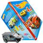 Imagem de Carrinho Hot Wheels Ford Transit Connect Mattel + Livro com Quebra Cabeça Memória e Dominó