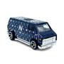 Imagem de Carrinho Hotwheels 70s Van Palavra Cruzada Azul Escuro