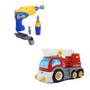 Imagem de Carrinho Infantil Big X Truck Caminhão Bombeiro com Parafusadeira