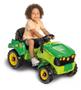 Imagem de Carrinho Infantil Tracamp Verde Passeio E Pedal 2 em 1 Com Hast apoio de pés Suporta até 30Kg Calesita 