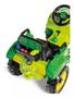 Imagem de Carrinho Infantil Tracamp Verde Passeio E Pedal 2 em 1 Com Hast apoio de pés Suporta até 30Kg Calesita 