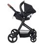 Imagem de Carrinho Ivy Black Travel System Galzerano c/ Bebê Conforto