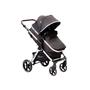 Imagem de Carrinho Kansas Silver Premium Baby c/ Bebê Conforto e Base