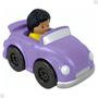 Imagem de Carrinho Little People Roxo Wheelies Fisher Price GMJ18H - Mattel