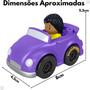 Imagem de Carrinho Little People Roxo Wheelies Fisher Price GMJ18H - Mattel