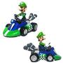 Imagem de Carrinho mario kart luigi bowser yoshi miniatura pullback friccao