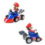 Imagem de Carrinho mario kart luigi bowser yoshi miniatura pullback friccao