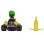 Imagem de Carrinho Mario Kart Megagiros com Boneco Candide 3022 3+ Luigi Kart