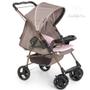 Imagem de Carrinho milano reversivel ii cappuccino rosa  + bebe conforto grid + base- galzerano