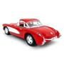 Imagem de Carrinho Miniatura Chevrolet Corvette 1957 Escala 1:34 (Vermelho)