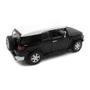 Imagem de Carrinho Miniatura Toyota FJ Cruiser Metal Fricção 12,5 cm Preto teto Branco