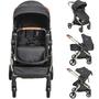 Imagem de Carrinho Moises Bebe Conforto Base ISOFIX Kiddo Speedy Preto