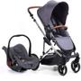 Imagem de Carrinho Moisés COMO 4 com Bebê Conforto + Bolsa Asphalt Diamond - ABC Design