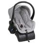 Imagem de Carrinho Olympus Black Com Bebê Conforto Cocoon Cinza E Base