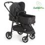 Imagem de Carrinho olympus new black (preto) + bebe conforto - galzerano