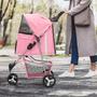 Imagem de Carrinho para Pets MoniBloom - Dobrável, 3 Rodas e com Porta-Objetos