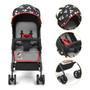 Imagem de Carrinho Passeio Bebê Mickey Infantil Travel System Cinto Dobrável Menino Disney MultiKids Baby