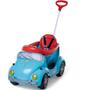 Imagem de Carrinho Passeio E Pedal Com Empurrador Fouks Azul Calesita