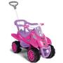 Imagem de Carrinho Quadriciclo Cross Passeio Infantil Rosa Buzina 4x4