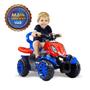 Imagem de Carrinho Quadriciclo De Passeio Grande Com Proteção 2 Em 1 Para Criança Spider Infantil Empurrador Pedal 