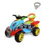 Imagem de Carrinho Quadriciclo Infantil C/ Empurrador Pedal Azul Maral