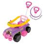 Imagem de Carrinho Quadriciclo Infantil Passeio Empurrador Jip Jip Menina
