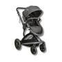 Imagem de Carrinho quantum melange + bebe conforto casulo click preto (415q) - kiddo