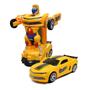 Imagem de Carrinho Robô Transformers Com Luz Som Bate Volta Bumblebee