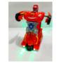 Imagem de Carrinho Super Robots relámpago mcqueen Carro Vira Robô Emite Luz Som Transformers